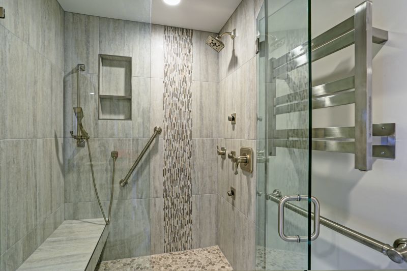 Luxury Walk-In Shower with Glass Walls