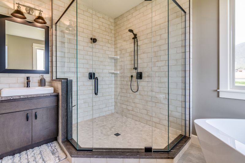 Modern Frameless Shower Enclosure