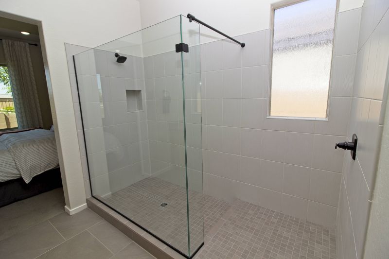 Elegant Shower with Custom Tile