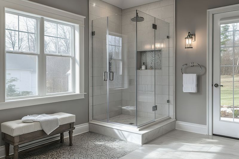 Stylish Shower with Custom Fixtures